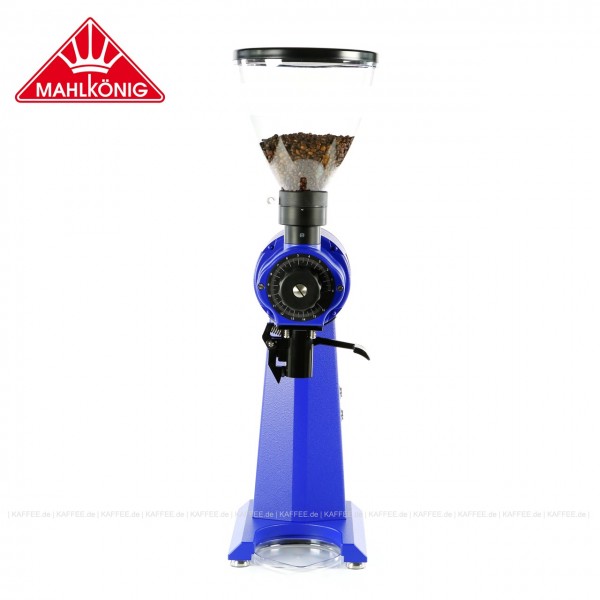 Kaffeemühle der Colorful Limited Edition Serie,  Farbe Ultramarine Blue (RAL 5002), 83 cm hoch  mit einem Trichterinhalt von ca. 1.500 g, EAN-Code: 0000000002213 ## Weitergehende Informationen und technische Details finden Sie auch auf der Webseite des He