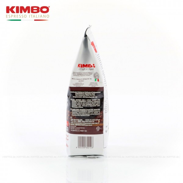 12 Bags je 250 g pro VPE, Bohne, Gesamtinhalt 3,00 kg pro VPE, EAN-Code: 8002200602123