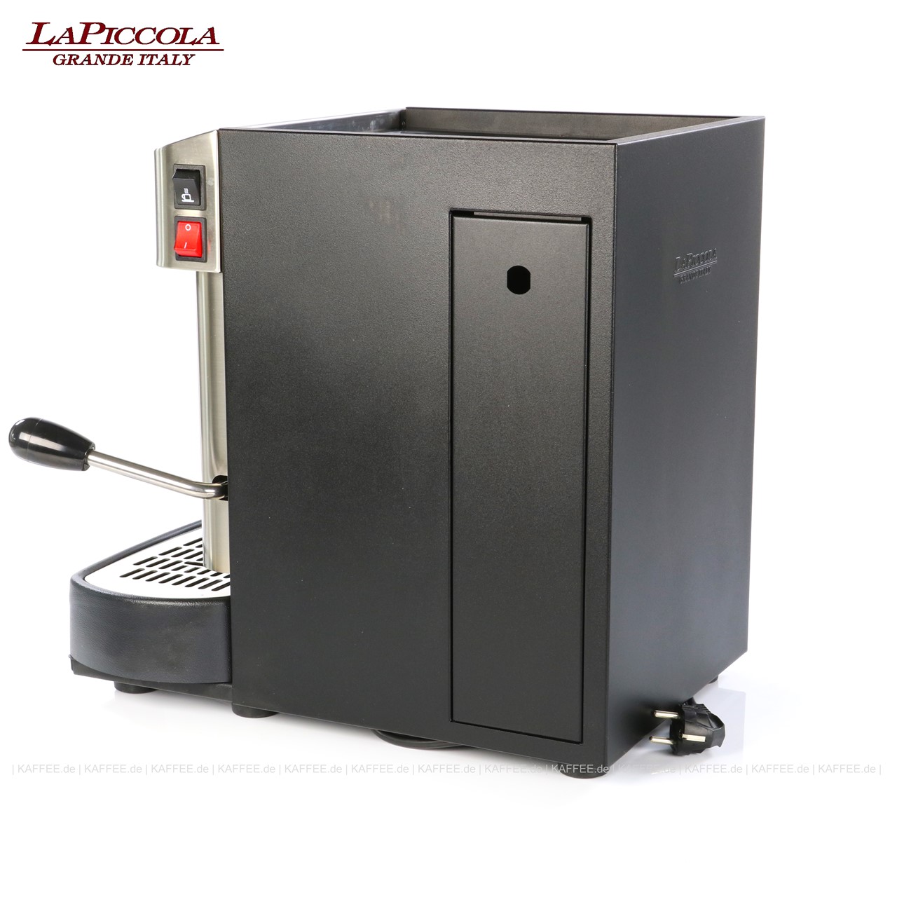 La Piccola Cecilia 1 gruppo Automatica a cialde Inox/Nera - Coffeexpress