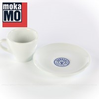 Farbe weiß mit Brao Caffe-Logo auf der Untertasse, 6 Tassen inkl. Untertasse pro VPE, EAN-Code: 0000000001792 Farbe weiß mit Brao Caffe-Logo auf der Untertasse, 6 Tassen inkl. Untertasse pro VPE, EAN-Code: 0000000001792