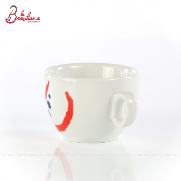 Farbe weiß mit "neuem" La Brasiliana-Logo, ohne Untertasse, 6 Tassen pro VPE, EAN-Code: 0000000001185