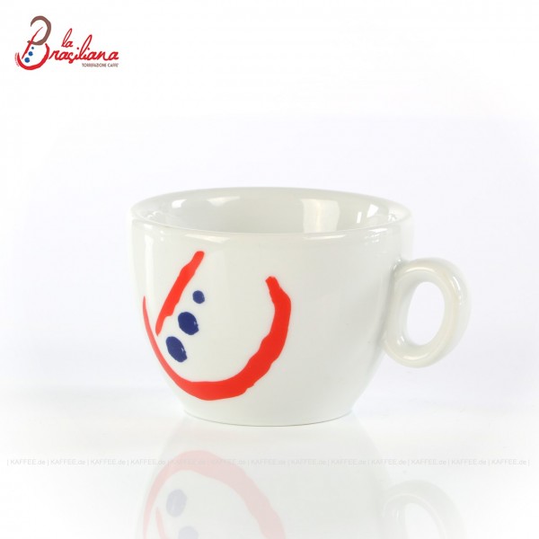 Farbe weiß mit "neuem" La Brasiliana-Logo, ohne Untertasse, 6 Tassen pro VPE, EAN-Code: 0000000001185