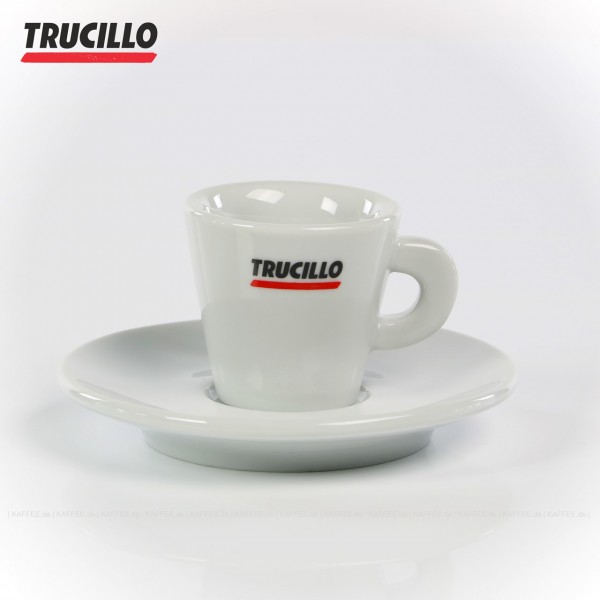 Farbe weiß mit Trucillo-Logo, 6 Tassen pro VPE, EAN-Code: 
