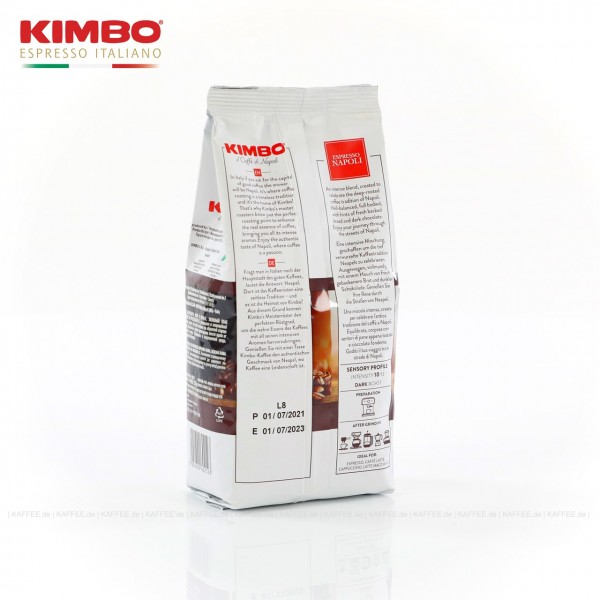 12 Bags je 250 g pro VPE, Bohne, Gesamtinhalt 3,00 kg pro VPE, EAN-Code: 8002200602123