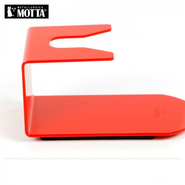 Tamperstation aus Edelstahl zum Einhängen des Tampers, Farbe rot, Gesamtinhalt 1 Stück pro VPE, EAN-Code: 8007986821706