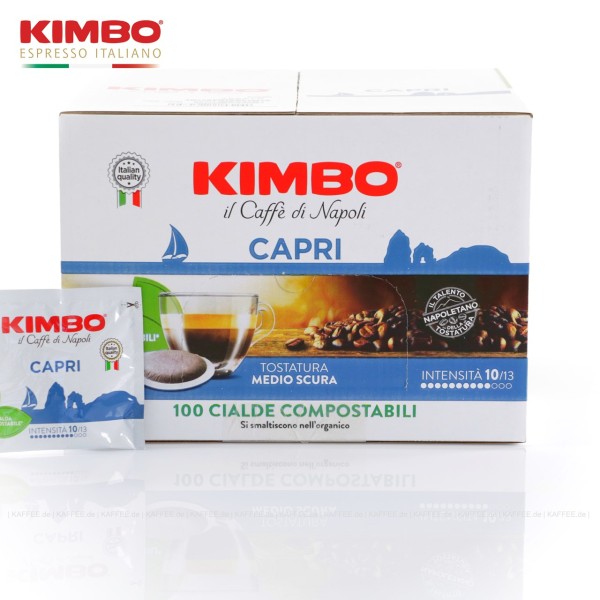 100 Pads je 7.3 g pro VPE, gemahlen, ESE-Standard 44 mm, Gesamtinhalt 730 g pro VPE, EAN-Code: 8002200405021