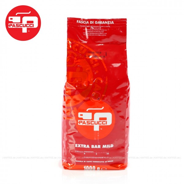 8 Bags je 1 kg pro VPE, Bohne, Gesamtinhalt 8,00 kg pro VPE, EAN-Code: 8010917000033