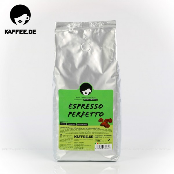 9 Bags je 1 kg pro VPE, Bohne, Gesamtinhalt 9,00 kg pro VPE, EAN-Code: 4260404690832