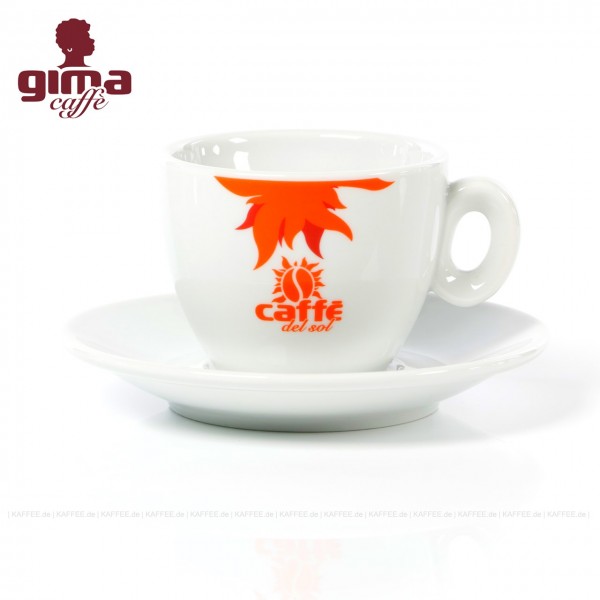 Farbe weiß mit Café del Sol-Logo, 6 Tassen pro VPE, EAN-Code: 0000000002124