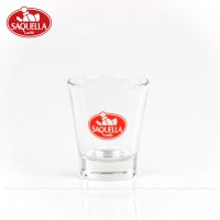 Glas mit Saquella-Logo, 6 Tassen pro VPE, EAN-Code: 0000000001966 Glas mit Saquella-Logo, 6 Tassen pro VPE, EAN-Code: 0000000001966