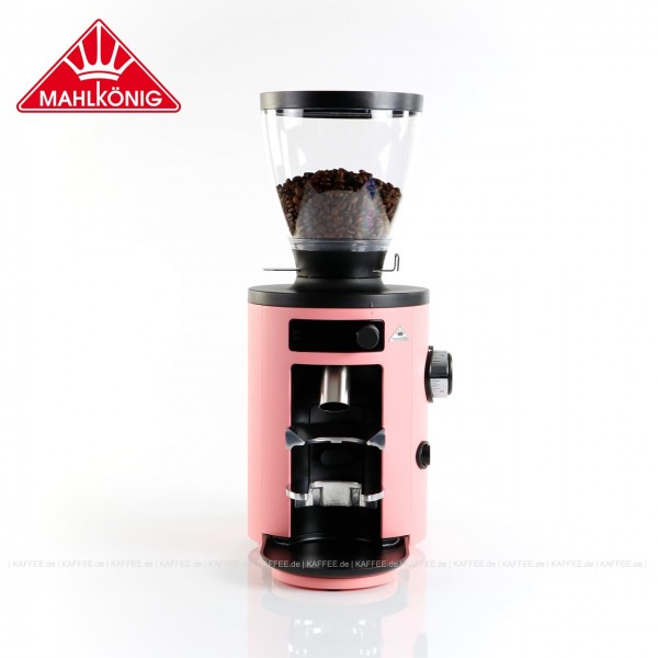 Kaffeemühle, Farbe Pink matt, 42,5 cm hoch mit einem Trichterinhalt von ca. 500 g. Die Mahlkönig X54 Allround-Haushaltsmühle ist die beste Wahl für jeden Heim-Barista., EAN-Code: 6973340020004
