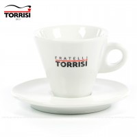 Farbe weiß mit Fratelli Torrisi-Logo, 6 Tassen pro VPE, EAN-Code: 0000000002263 Farbe weiß mit Fratelli Torrisi-Logo, 6 Tassen pro VPE, EAN-Code: 0000000002263
