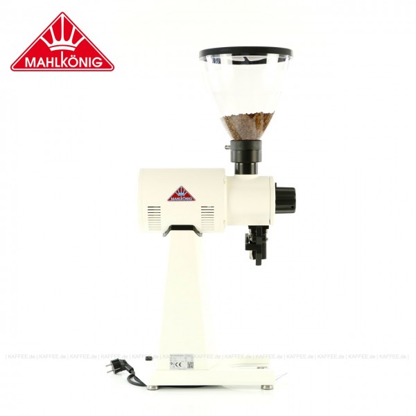 Kaffeemühle, Farbe weiss, 83 cm hoch mit einem Trichterinhalt von ca. 1.500 g, EAN-Code: 0000000002248 ## Weitergehende Informationen und technische Details finden Sie auch auf der Webseite des Herstellers bzw. Rösters: <a href="https://www.mahlkoenig.d