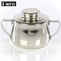 Zuckerdose aus Edelstahl (rostfrei), Füllmenge 250 ml, Gesamtinhalt 1 Stück pro VPE, EAN-Code: 8007986090317 Zuckerdose aus Edelstahl (rostfrei), Füllmenge 250 ml, Gesamtinhalt 1 Stück pro VPE, EAN-Code: 8007986090317