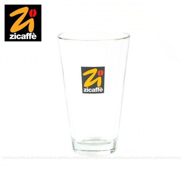 Glas bedruckt mit Zicaffè-Logo, 6 Gläser pro VPE, EAN-Code: 0000000001076