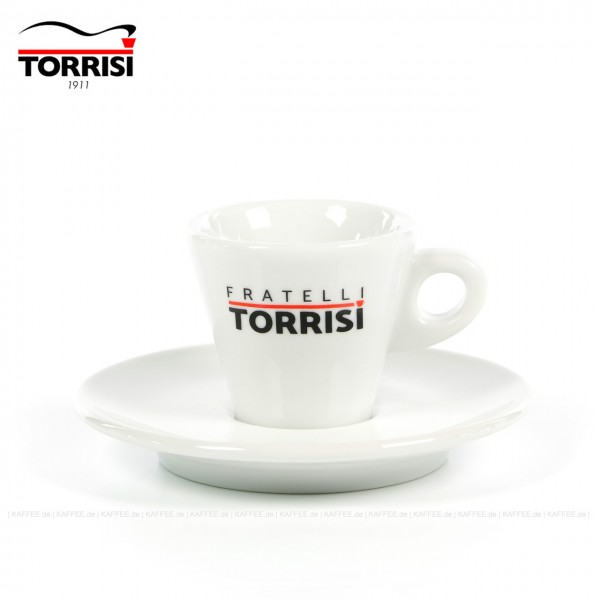 Farbe weiß mit Fratelli Torrisi-Logo, 6 Tassen pro VPE, EAN-Code: 0000000002262