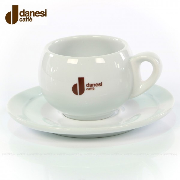 Farbe weiß mit Danesi-Logo, 4 Tassen pro VPE, EAN-Code: 8000135400043