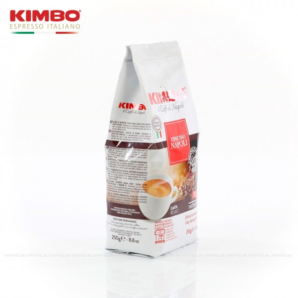 12 Bags je 250 g pro VPE, Bohne, Gesamtinhalt 3,00 kg pro VPE, EAN-Code: 8002200602123