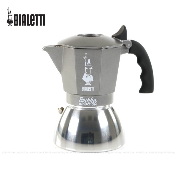 Espressokocher, Farbe Alu, 4 Tassen, Bialetti-Nr. 7314, 6 Stück pro VPE, EAN-Code: 8006363030045