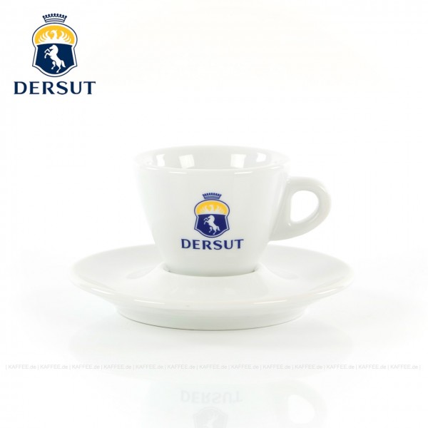 Farbe weiß mit Dersut-Logo, 6 Tassen pro VPE, EAN-Code: 8005640417296