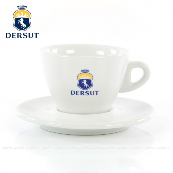Farbe weiß mit Dersut-Logo, 6 Tassen pro VPE, EAN-Code: 8005640417098