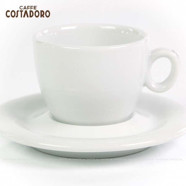 Farbe weiß mit Costadoro-Logo, 6 Tassen pro VPE, EAN-Code: 0000000002068
