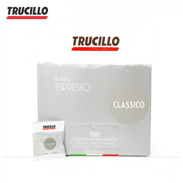 150 Pads je 7 g pro VPE, gemahlen, ESE-Standard 44 mm, Gesamtinhalt 1,05 kg pro VPE, EAN-Code: 8004715383009