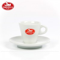 Farbe weiß mit Saquella-Logo, 6 Tassen pro VPE, EAN-Code: 8006771034048 Farbe weiß mit Saquella-Logo, 6 Tassen pro VPE, EAN-Code: 8006771034048