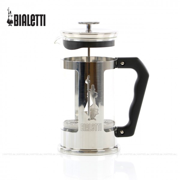 French Press bzw. Pressstempelkanne, 1 L - für ca. 8 Tassen, Bialetti-Nr. 0003130/NW, 6 Stück pro VPE, EAN-Code: 8006363031301