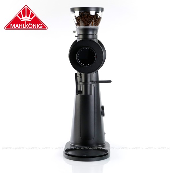 Kaffeemühle, 98 mm Mahlscheiben, Farbe schwarz (Jet Black, RAL 9005) mit einem Trichterinhalt von ca. 250 g, Maße (BxHxT) 21.4 x 66.3 x 39 cm, 220-240 V bei 50-60 Hz Zur Umrüstung auf türkisch feine Vermahlung können die Standard-Mahlscheiben gegen den