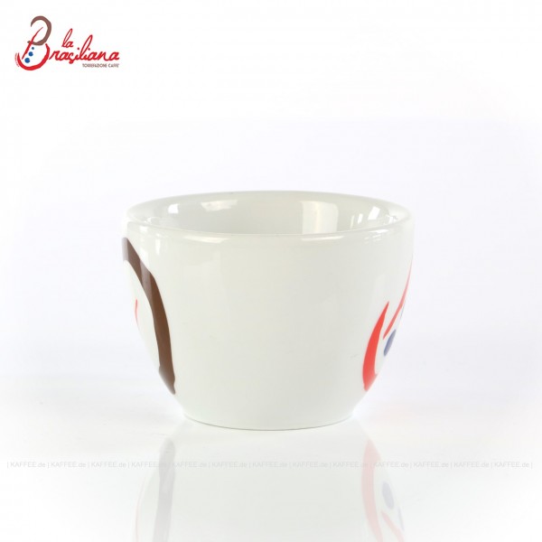 Farbe weiß mit "neuem" La Brasiliana-Logo, ohne Untertasse, 6 Tassen pro VPE, EAN-Code: 0000000001185