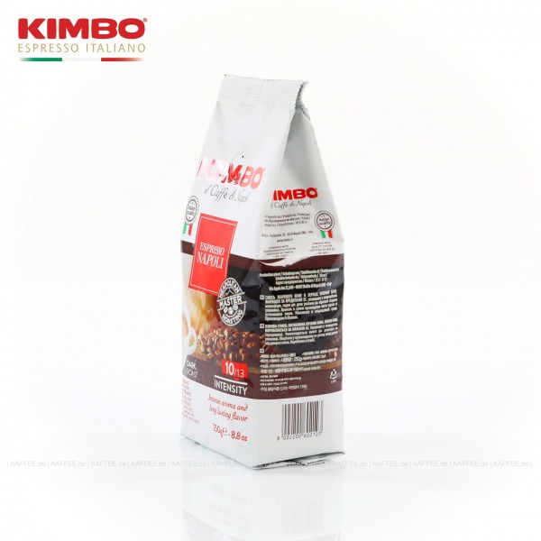 12 Bags je 250 g pro VPE, Bohne, Gesamtinhalt 3,00 kg pro VPE, EAN-Code: 8002200602123