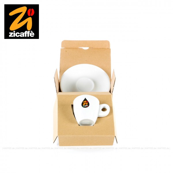 Farbe weiß mit Zicaffè-Logo, Modell Classic, 1 Tasse pro VPE, EAN-Code: 0000000002238