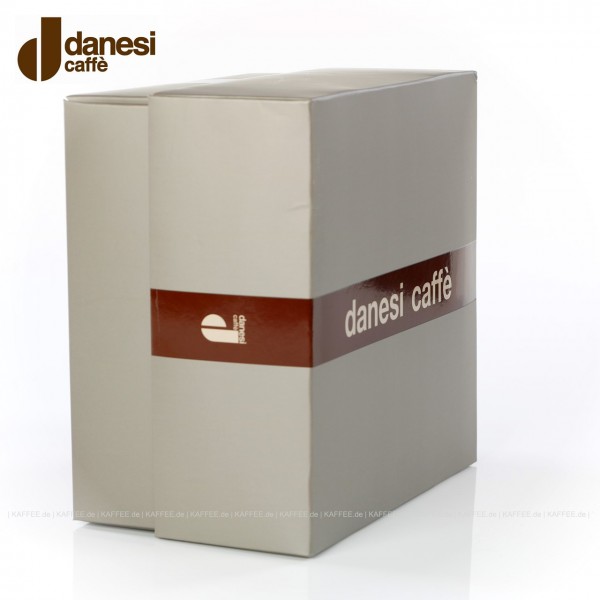 2 farbige (pinke) DANESI Espressotassen mit Untertasse im Geschenkkarton, EAN-Code: 8000135010280