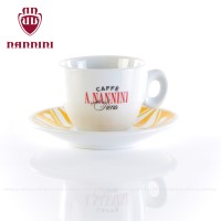 Farbe weiß mit Nannini-Logo, 6 Tassen pro VPE, EAN-Code: 8019247000317 Farbe weiß mit Nannini-Logo, 6 Tassen pro VPE, EAN-Code: 8019247000317