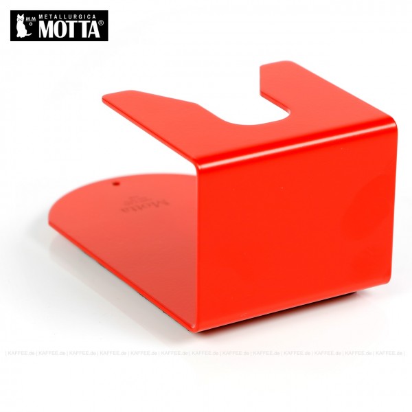 Tamperstation aus Edelstahl zum Einhängen des Tampers, Farbe rot, Gesamtinhalt 1 Stück pro VPE, EAN-Code: 8007986821706