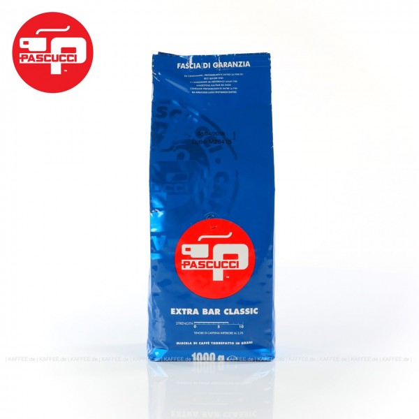 8 Bags je 1 kg pro VPE, Bohne, Gesamtinhalt 8,00 kg pro VPE, EAN-Code: 8010917000118