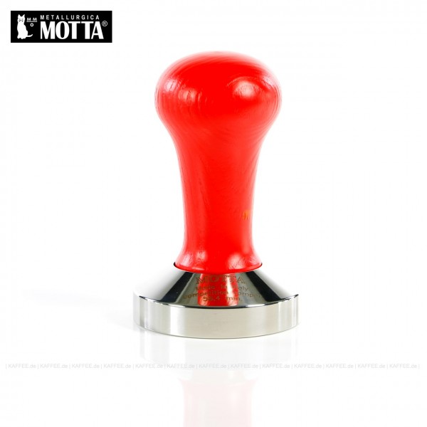 Tamper aus Edelstahl, Farbe rot, Durchmesser 58,4 mm, Gesamtinhalt 1 Stück pro VPE, EAN-Code: 8007986081063