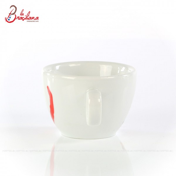 Farbe weiß mit "neuem" La Brasiliana-Logo, ohne Untertasse, 6 Tassen pro VPE, EAN-Code: 0000000001185