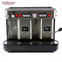 Espressomaschine für ESE-Pads (44 mm Standardpads) mit zwei Brühgruppen (7g/7g), automatische Dosierung, Edelstahl mit schwarzen Seitenteilen,... Espressomaschine für ESE-Pads (44 mm Standardpads) mit zwei Brühgruppen (7g/7g), automatische Dosierung, Edelstahl mit schwarzen Seitenteilen, Milchaufschäumer und Wassertank Diese Maschine ist in weiteren Ausführungen erhältlich: zum Beispiel mit ande