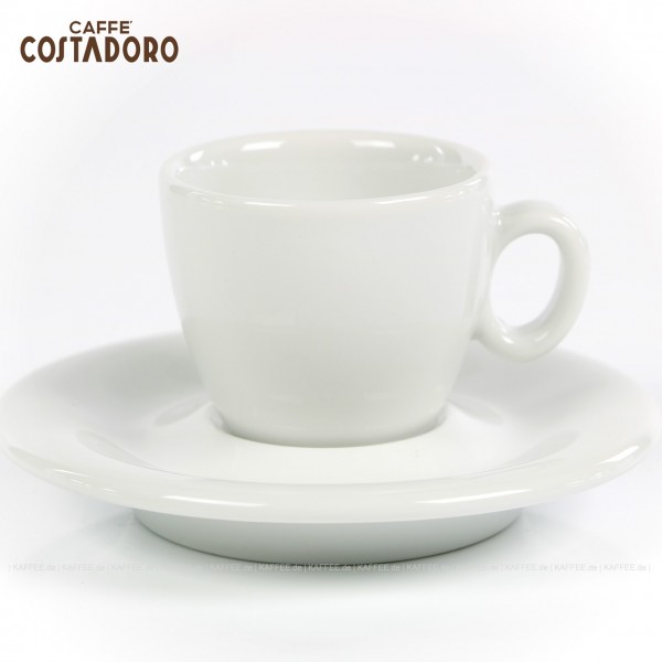 Farbe weiß mit Costadoro-Logo, 6 Tassen pro VPE, EAN-Code: 0000000002065