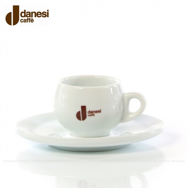 Farbe weiß mit Danesi-Logo, 6 Tassen pro VPE, EAN-Code: 8000135404041